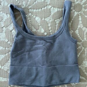 Nikibiki Brown Ribbed Tank Top